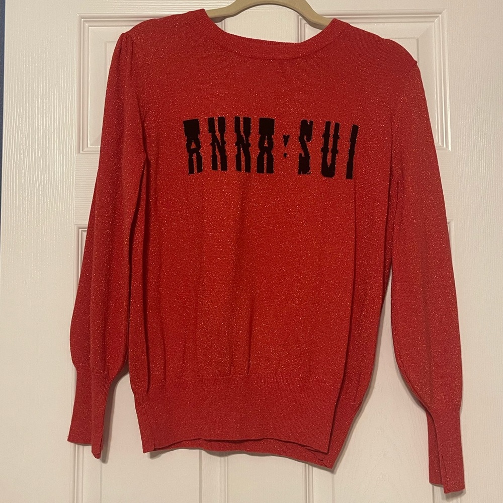 Anna Sui red sweater size s/m
